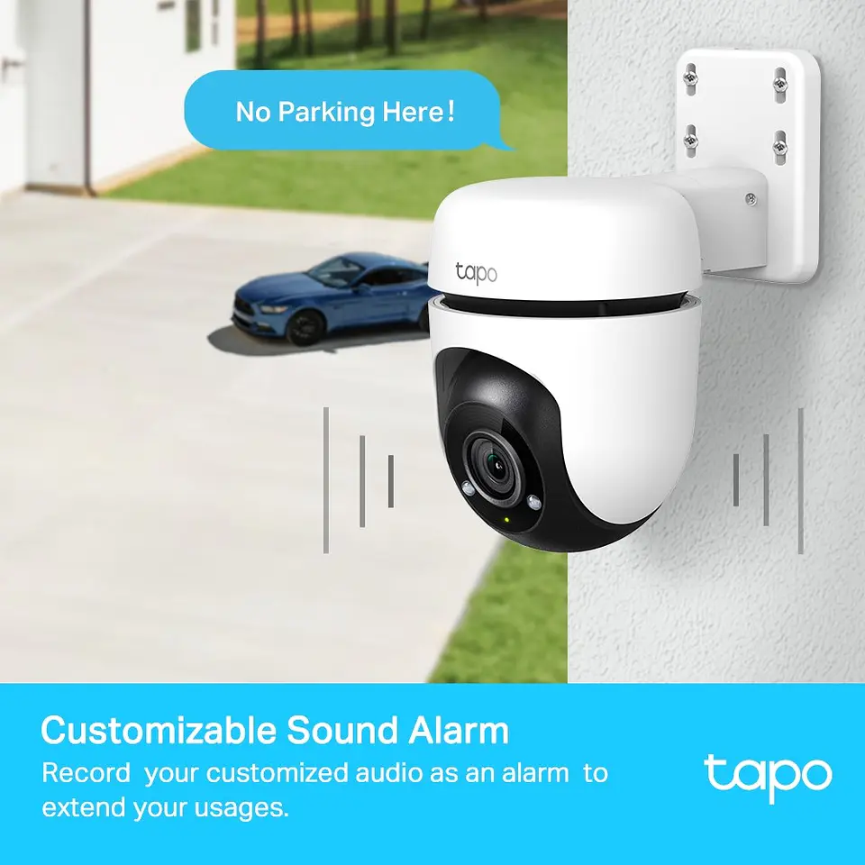 Cámara de Seguridad Exterior Wifi Tapo C500 P/T 360° 5