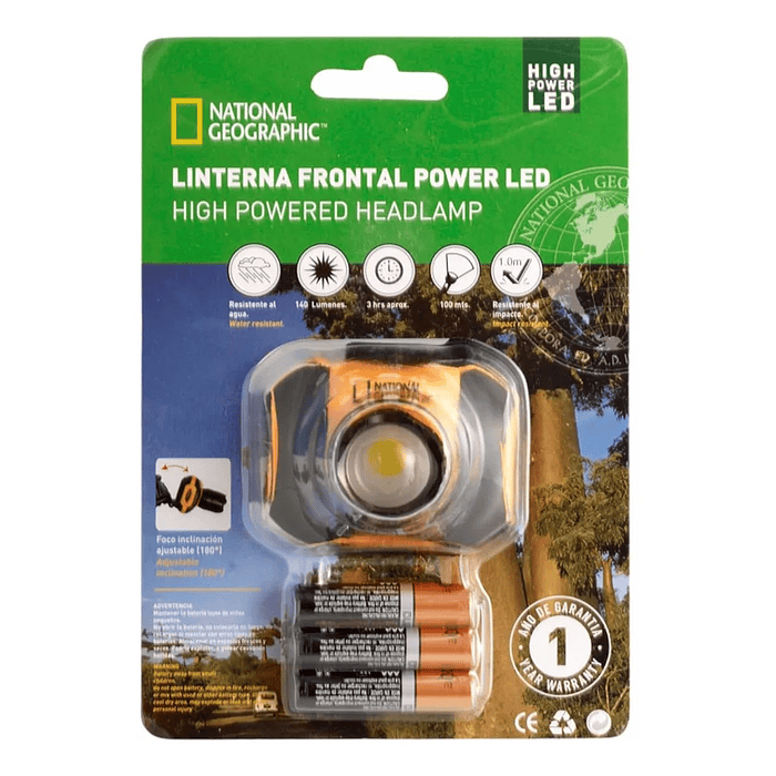 Linterna Cintillo Led 130 LM Power Led National Geographic LNG6542 3