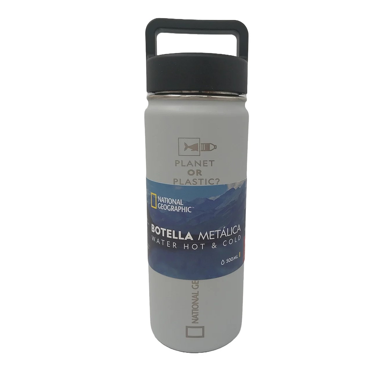 Botella Agua Termica Acero Inox. 500ML National Geographic 3