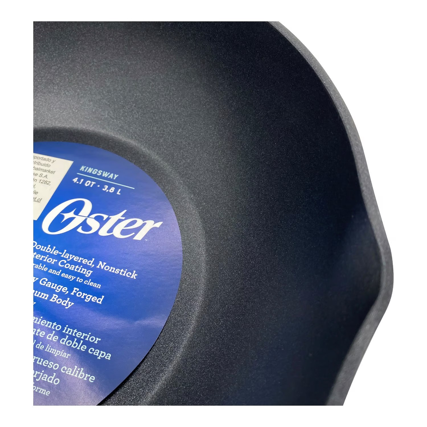 Sartén Wok Aluminio Forjado Oster 28.5Cm Kingsway 8