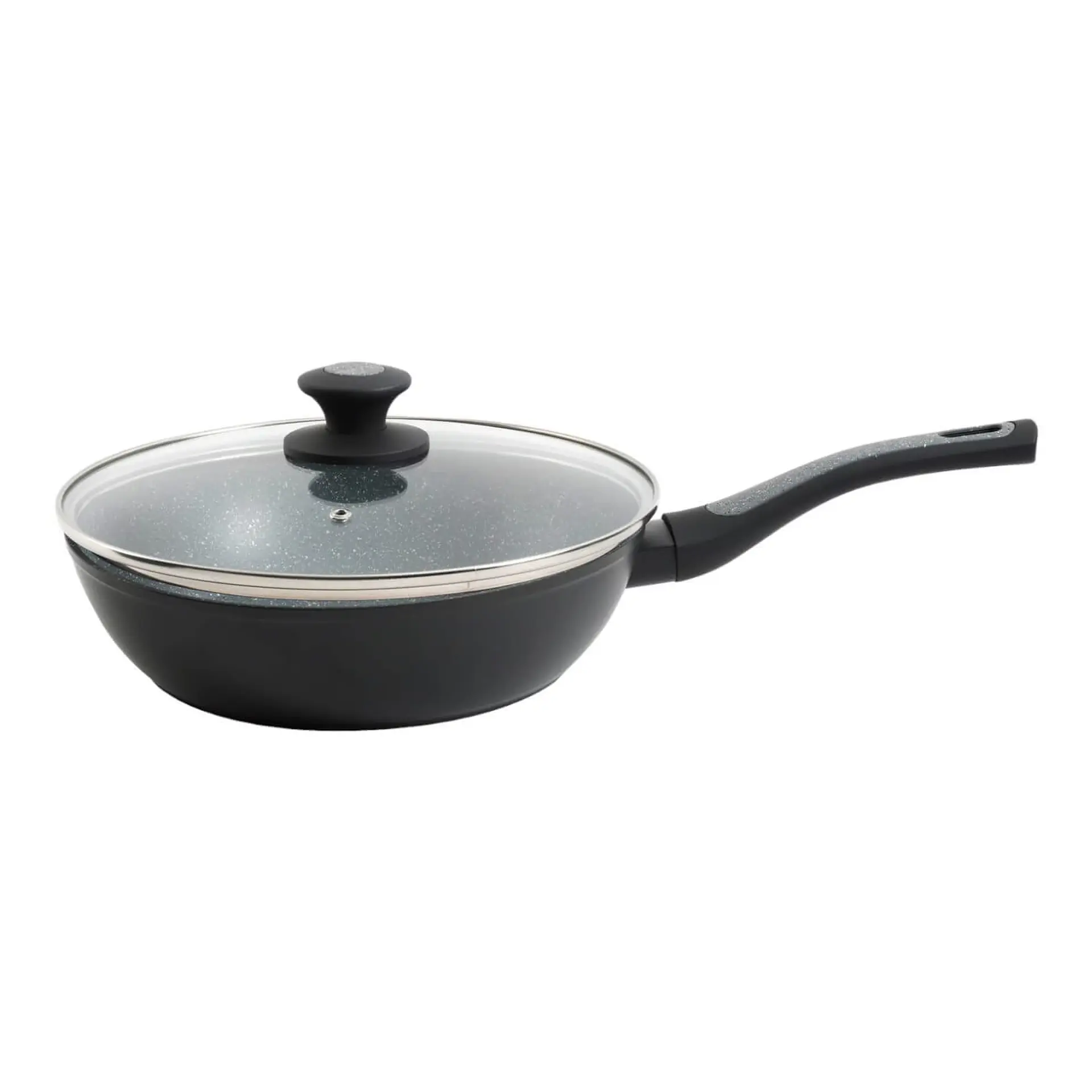 Sartén Wok Aluminio Con Tapa Oster 26 Cm Bastone 6