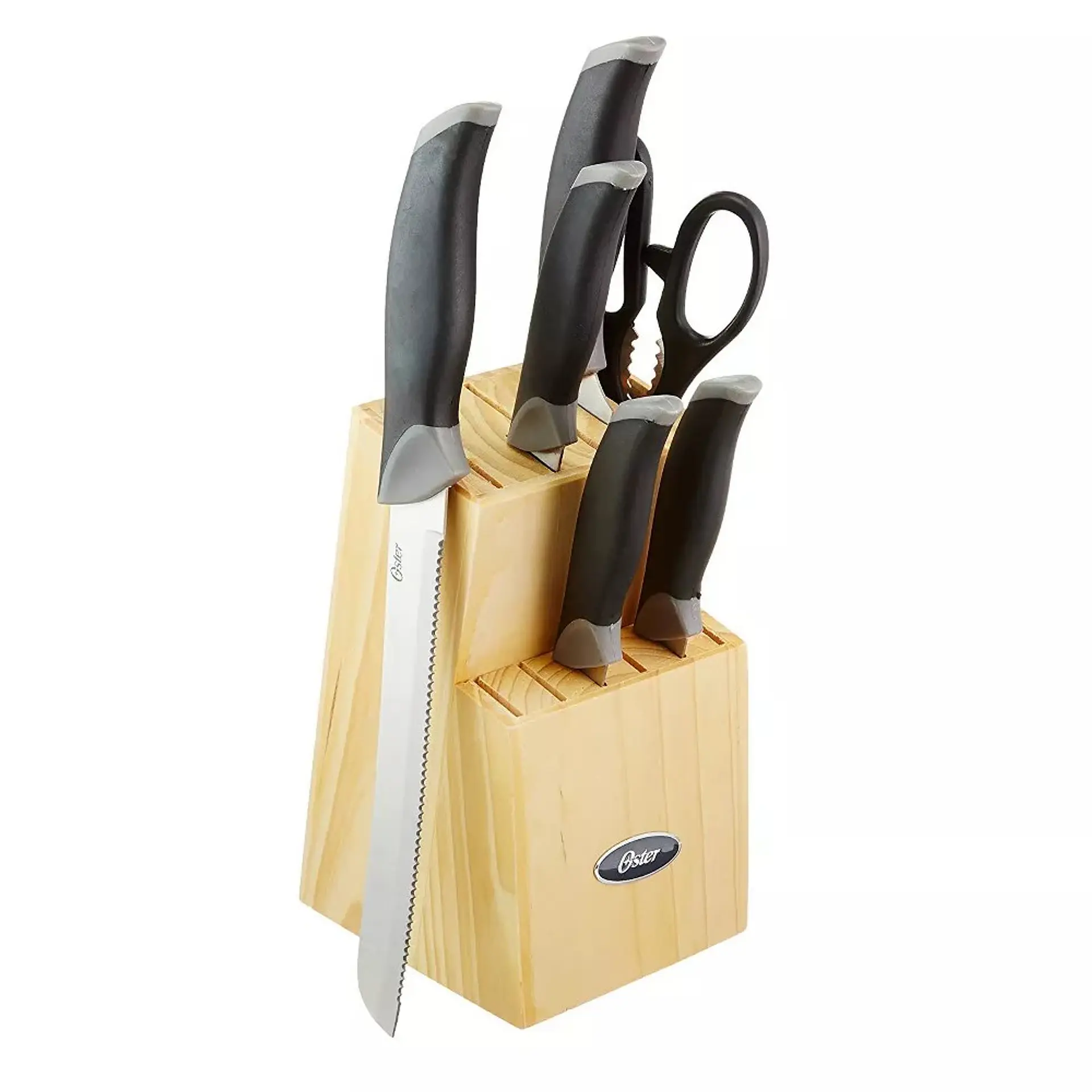 Set Cuchillos Oster 14 Pcs con Taco de Madera Café Lindbergh 7