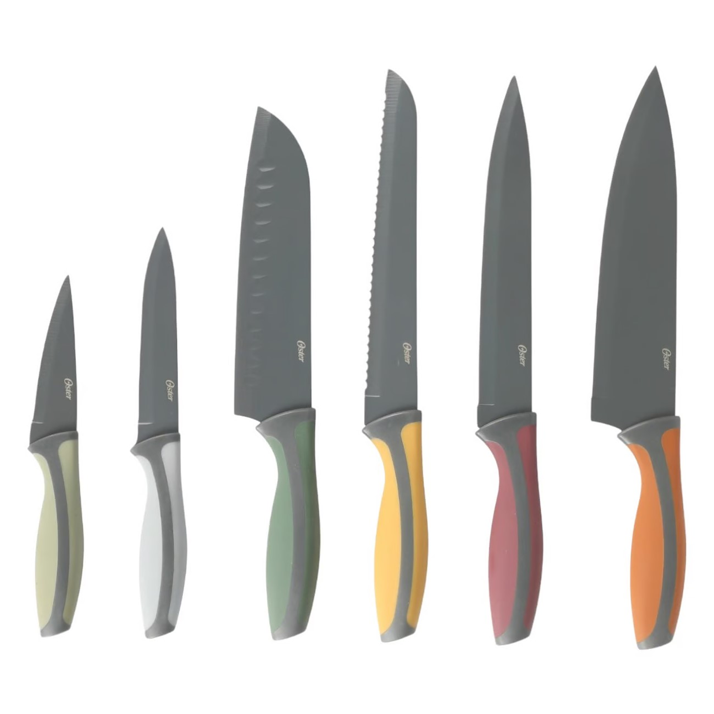 Set Cuchillos Oster con Funda Colores 6 Pcs Ronnan 2