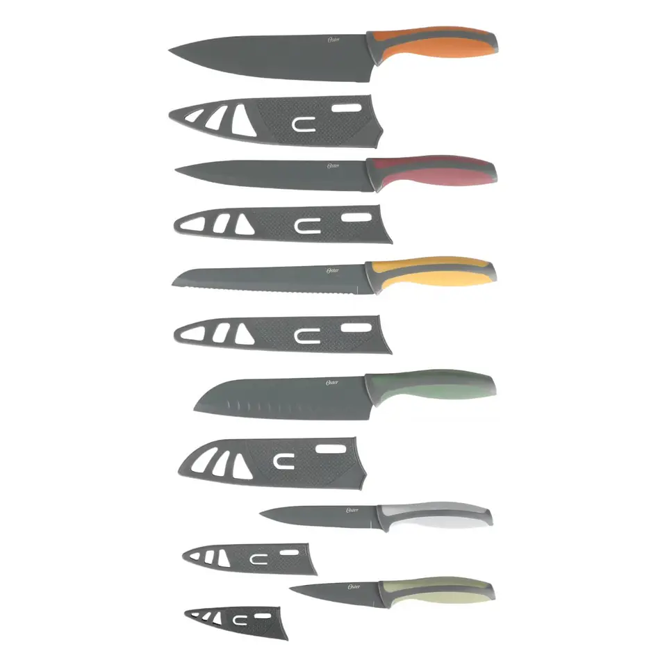 Set Cuchillos Oster con Funda Colores 6 Pcs Ronnan 4