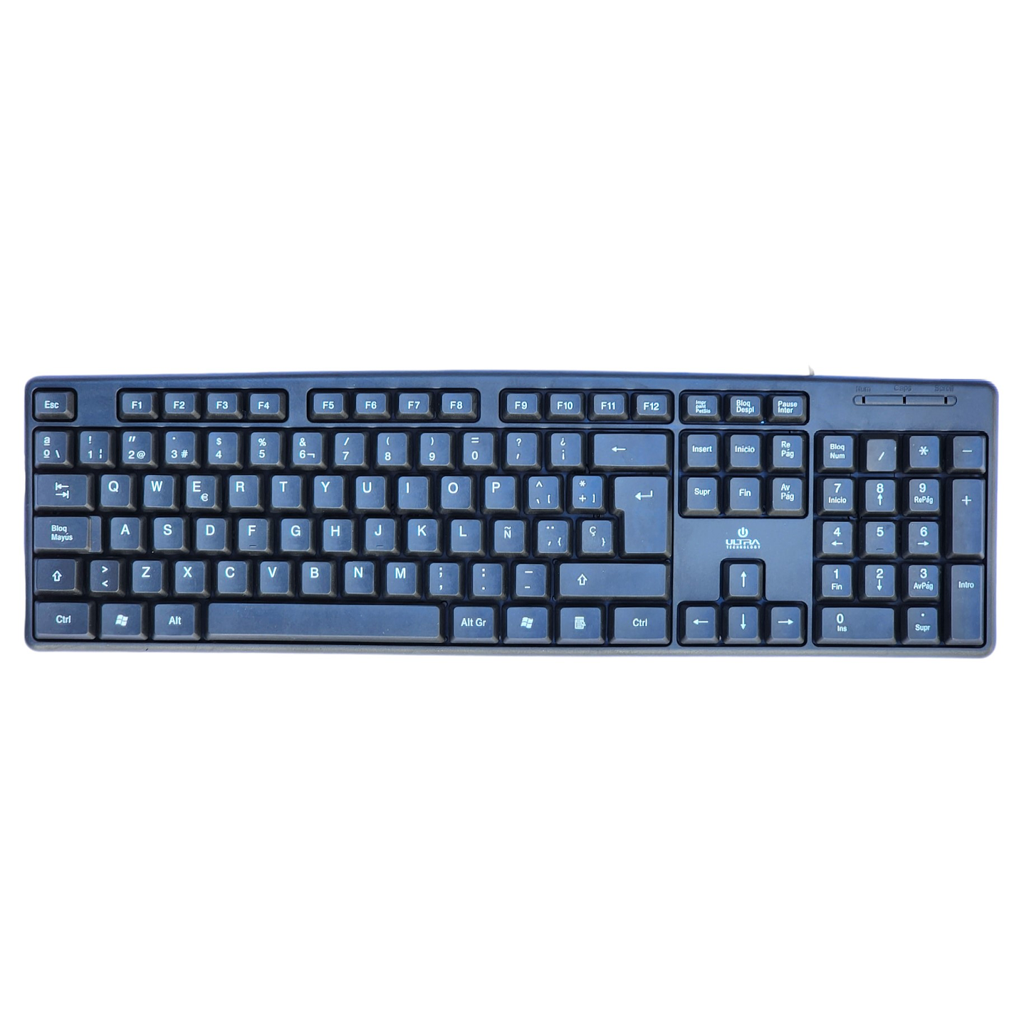 Teclado Usb Ultra Estándar K100U Español 1