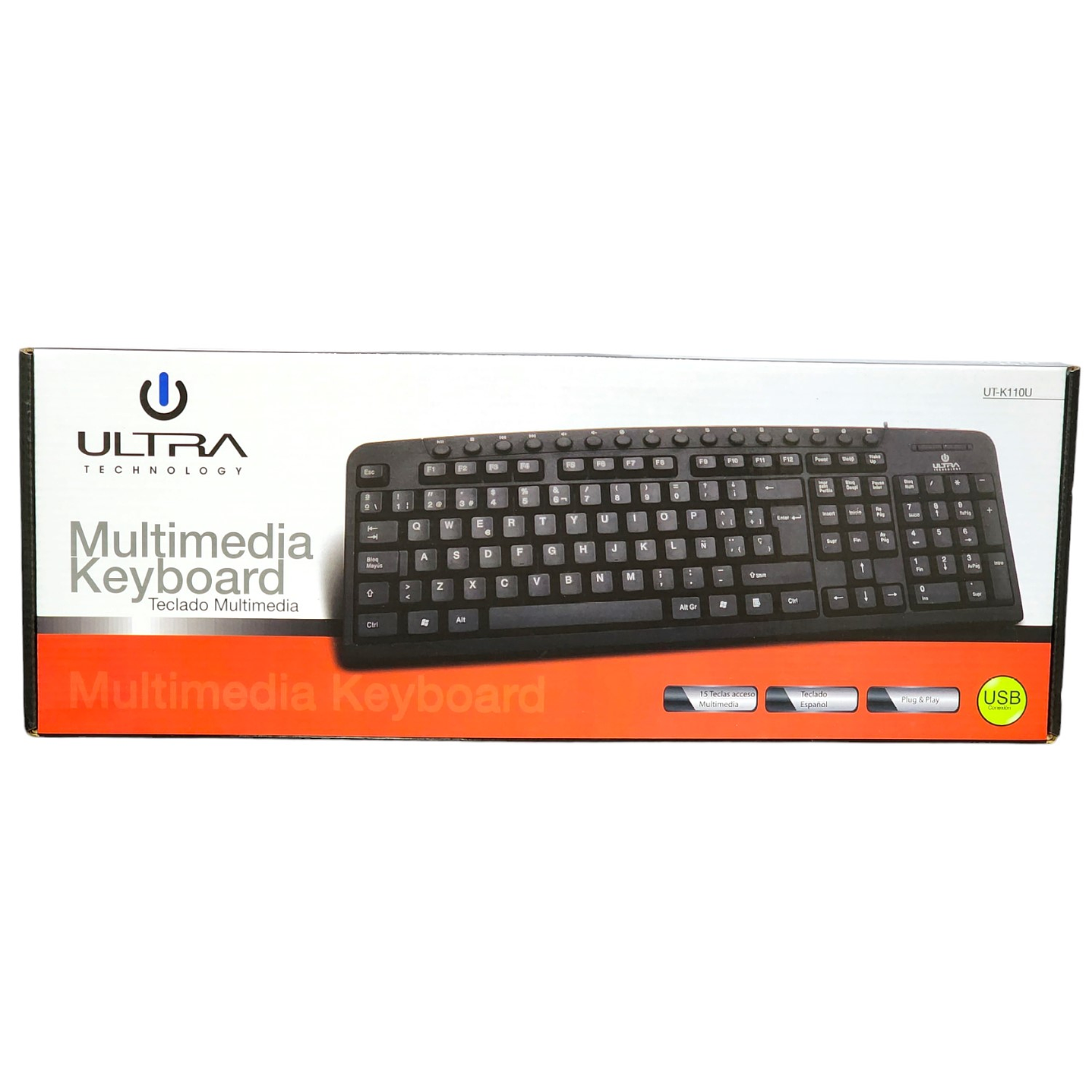 Teclado Usb Ultra Estándar K110U Español 4