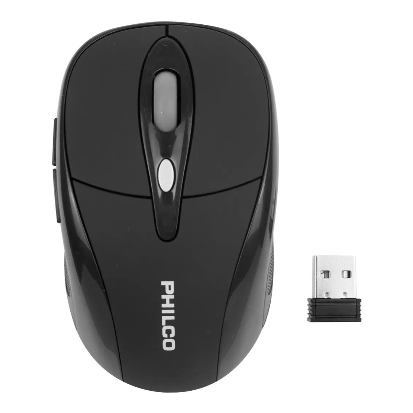 Mouse Óptico Inalámbrico Philco 245wn Negro 1