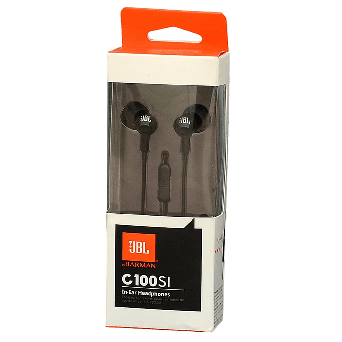 Audífonos In-Ear JBL C100SI Jack 3.5 Mm Negro 6