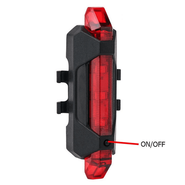 Set Luces de Bicicleta Led Recargable Frontal y Trasera 7188 3