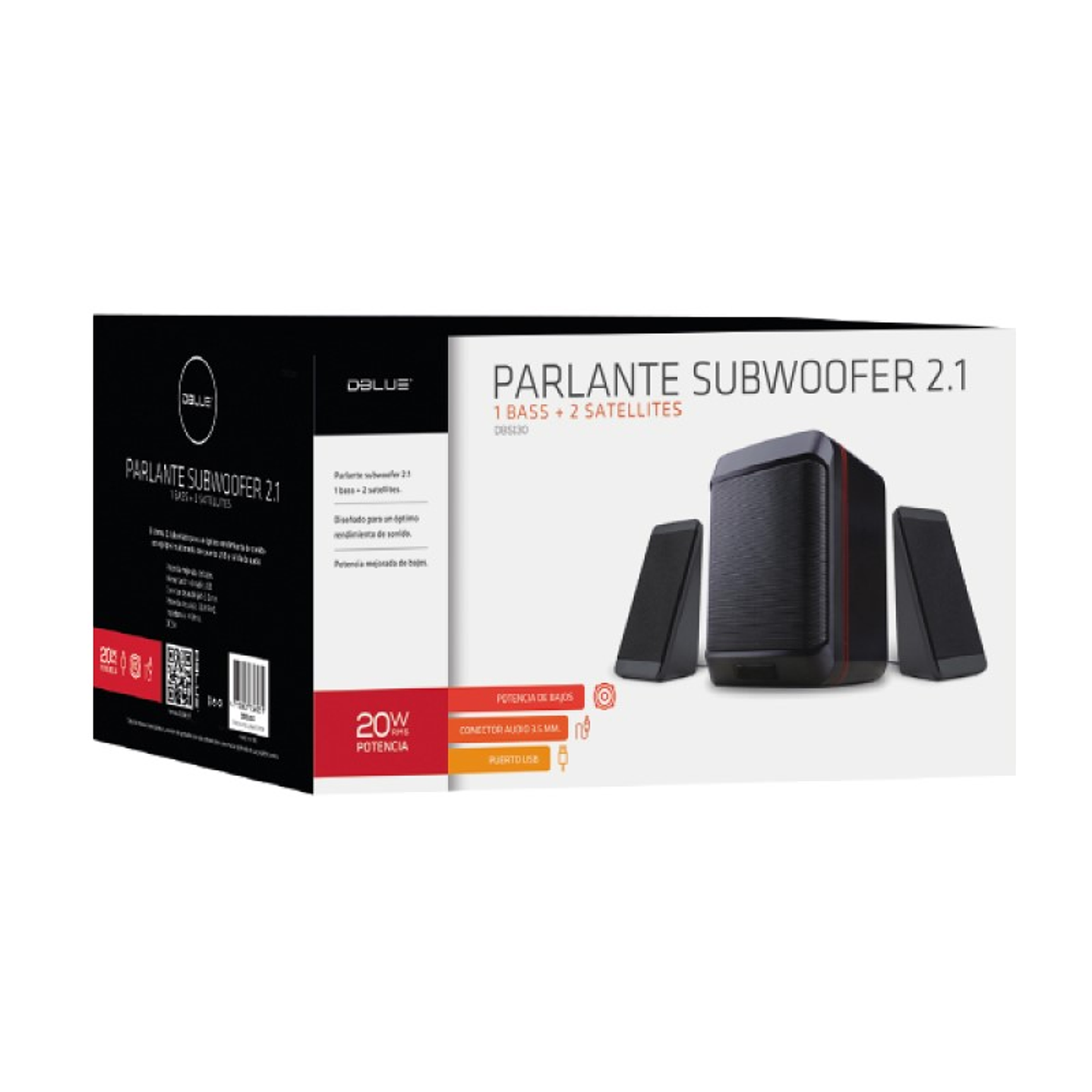 Parlante Subwoofer 2.1 Dblue DBS130 5