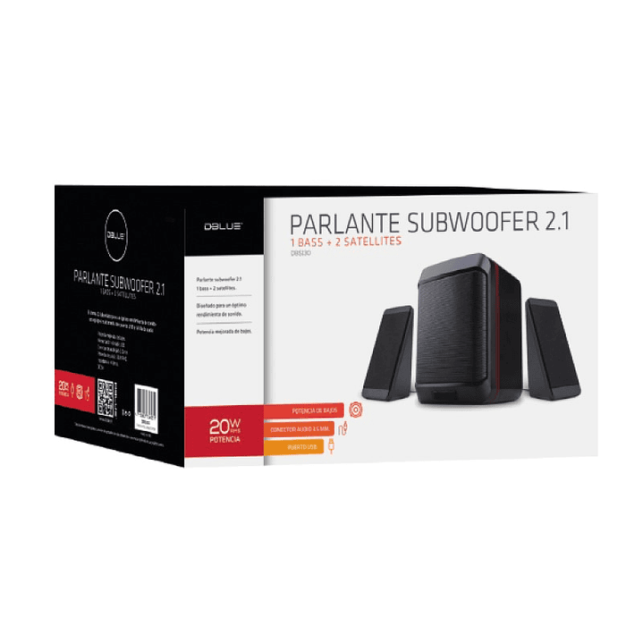Parlante Subwoofer 2.1 Dblue DBS130 5