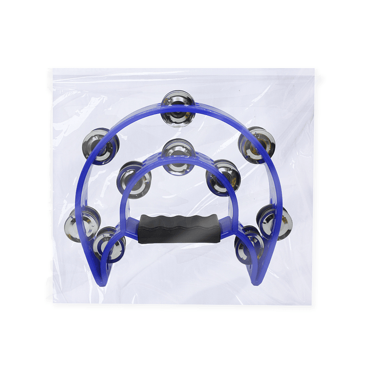 Pandero Musical Media Luna Hendrix Azul 20x20 cm 7