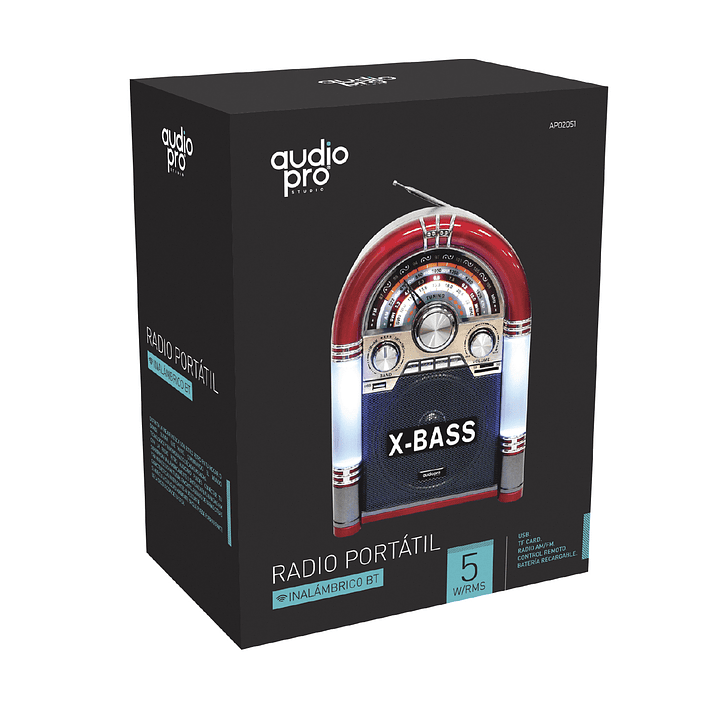 Radio Rockola Retro Audiopro AP02053 Grande 2