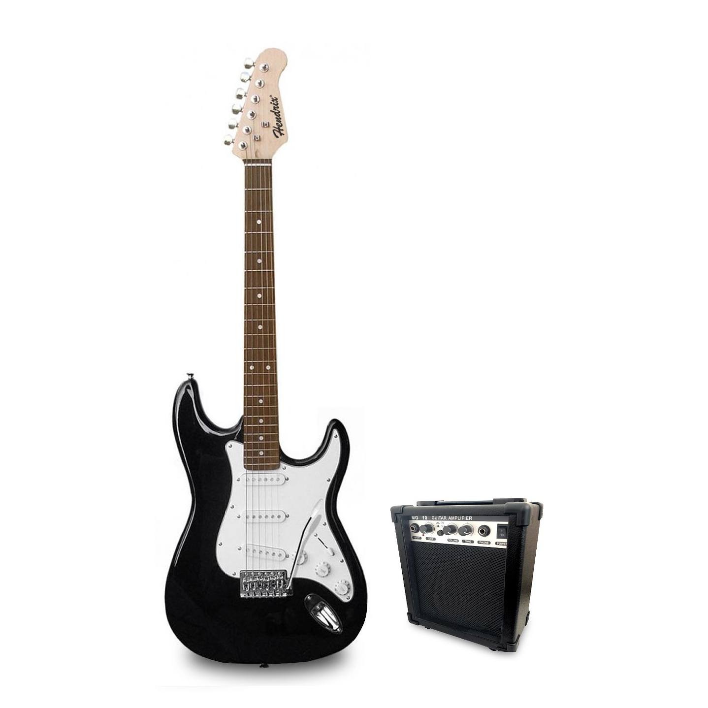 Kit Guitarra Eléctrica 39 Amplificador 10w Hendrix Hx0044 1