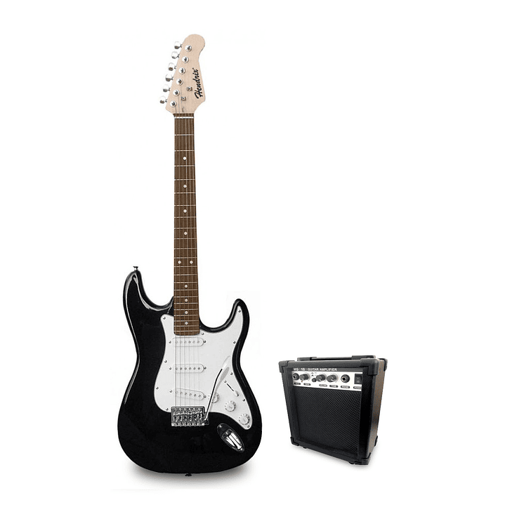 Kit Guitarra Eléctrica 39 Amplificador 10w Hendrix Hx0044 1