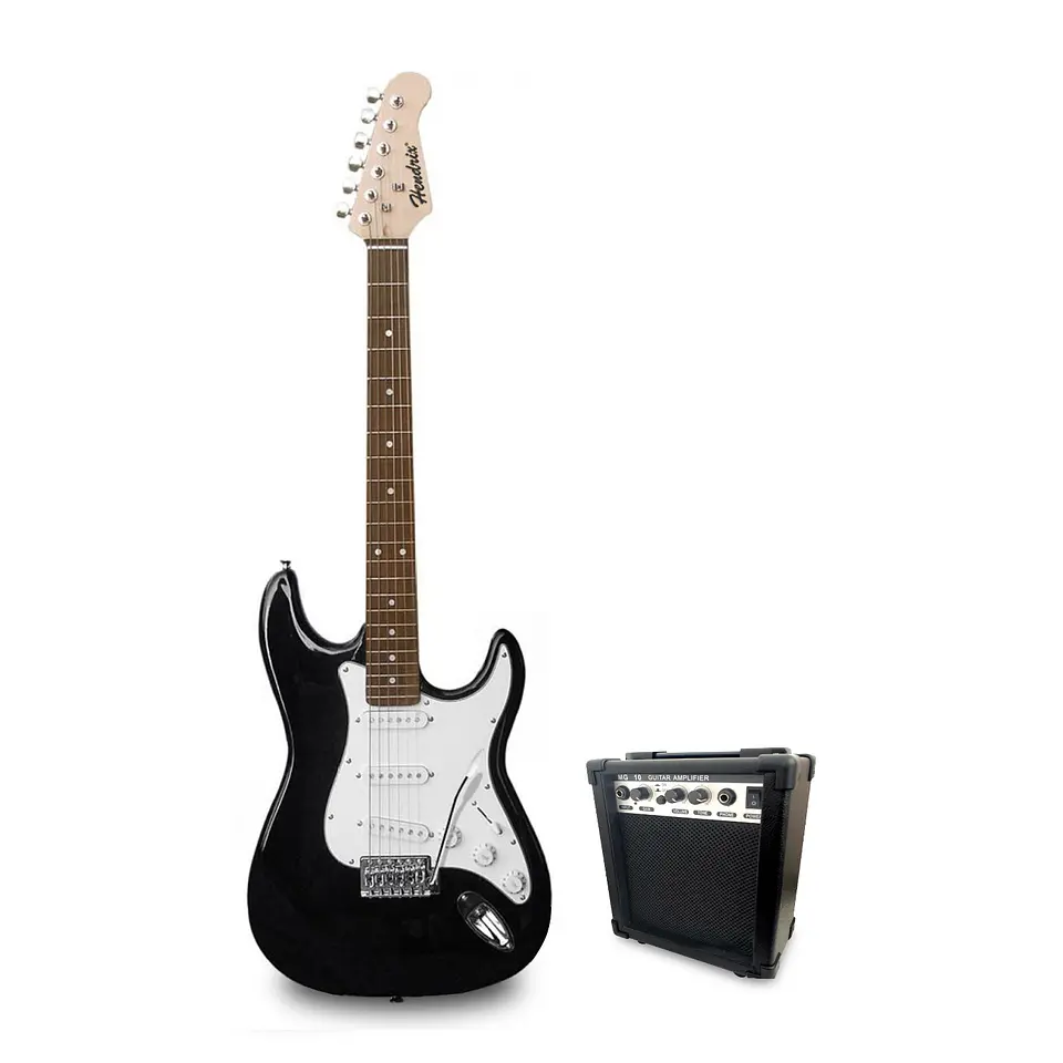 Kit Guitarra Eléctrica 39 Amplificador 10w Hendrix Hx0044 1
