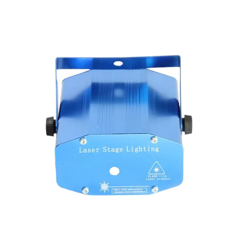 Luz Laser Dblue Efecto Multipunto Bicolor Rítmico  4