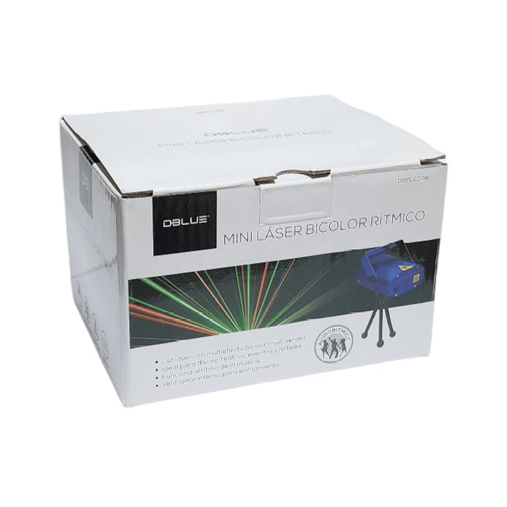 Luz Laser Dblue Efecto Multipunto Bicolor Rítmico  7