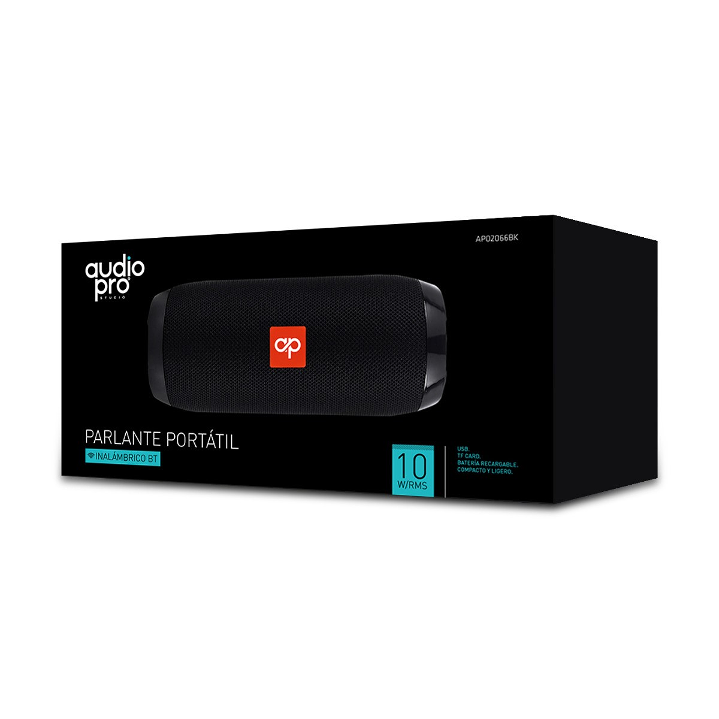 Parlante BT Audiopro 10w Inalámbrico AP02066 Negro 2