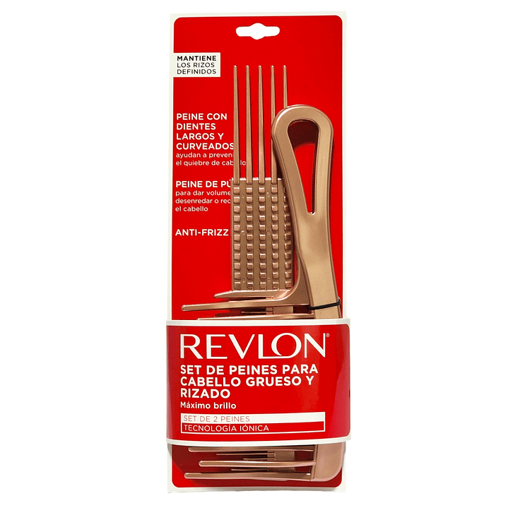 Set De Peines Revlon Para Cabello Rizado RV3271 4