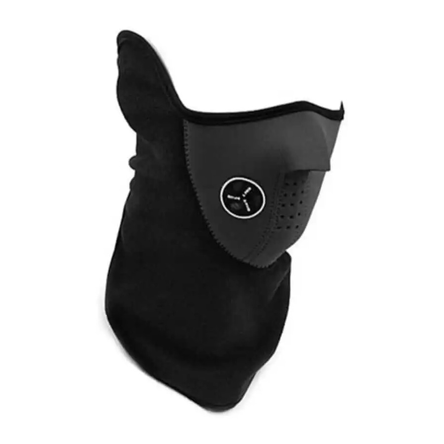 Máscara Moto o Bicicleta de Neopreno y Polar Negro 1