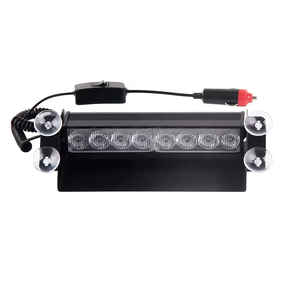 Baliza Led Estroboscópica Parabrisas Azul y Rojo 1