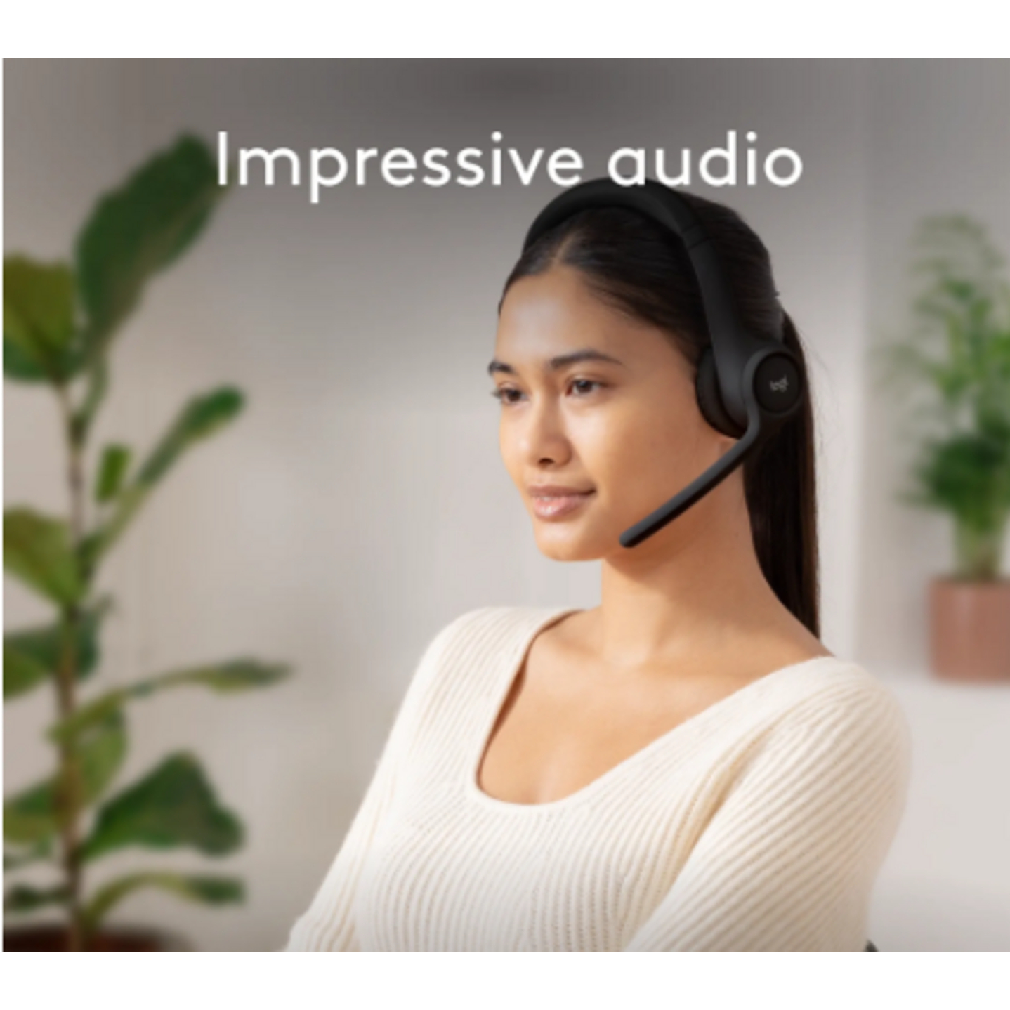 Auriculares inalámbricos con Micrófono Logitech Zone 300 Negro 5