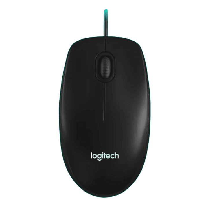 Mouse con Cable Logitech M100 Negro 1