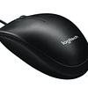 Mouse con Cable Logitech M100 Negro 2