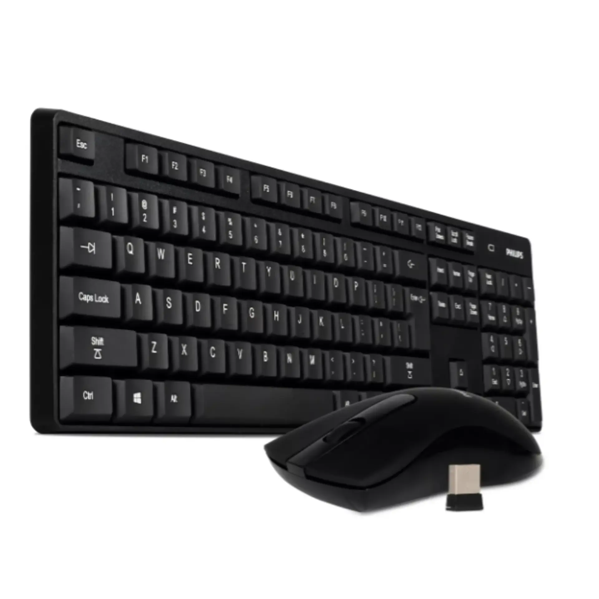 Kit Teclado y Mouse Inalámbrico Philips SPT6501B Negro 1