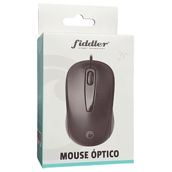 Mouse Óptico Fiddler FDM217 Negro 2