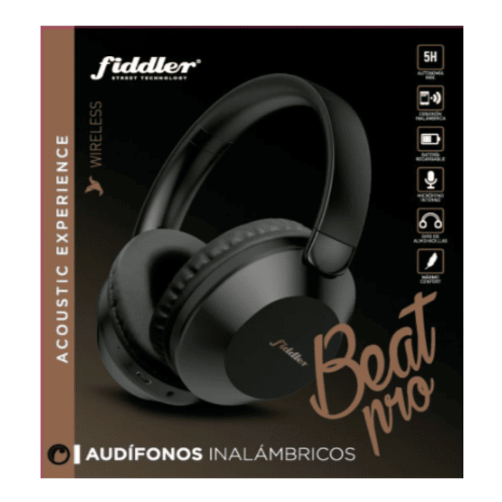 Audífono Inalámbrico Fiddler Beat Pro FDB68PRO Negro 3