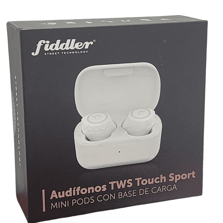Audífonos TWS Touch Sport Fiddler FDG16W Blanco 3
