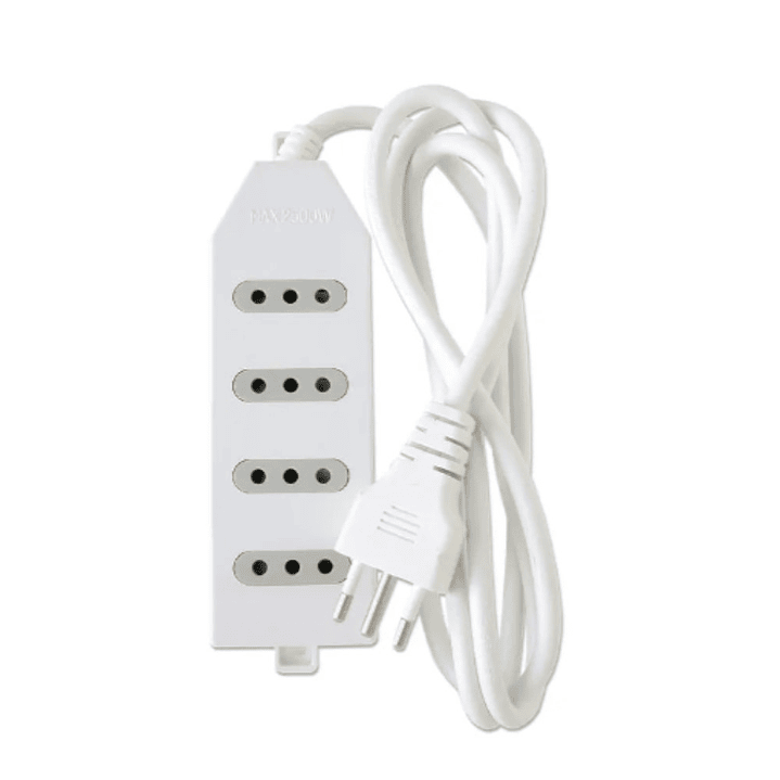 Alargador Eléctrico 4Pos 3mt ME204W Macrotel  2