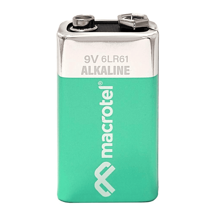 Pila Alcalina 9V Macrotel MWALK19V 1