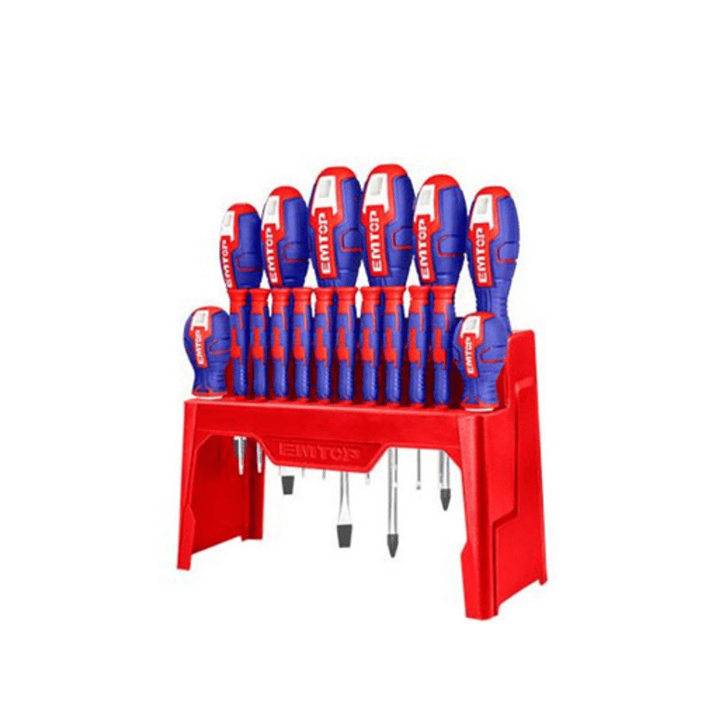 Pack 18 Destornilladores ESST1802 EMTOP 2