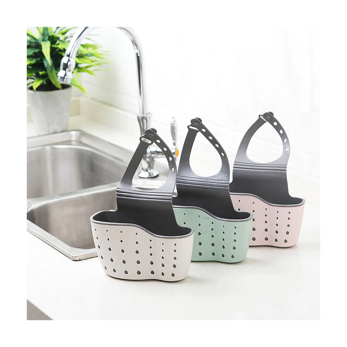 Organizador Para Esponjas Lavaplatos Fregadero DBG1135 5