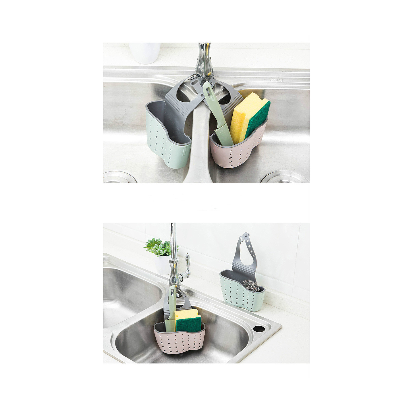 Organizador Para Esponjas Lavaplatos Fregadero DBG1135 6