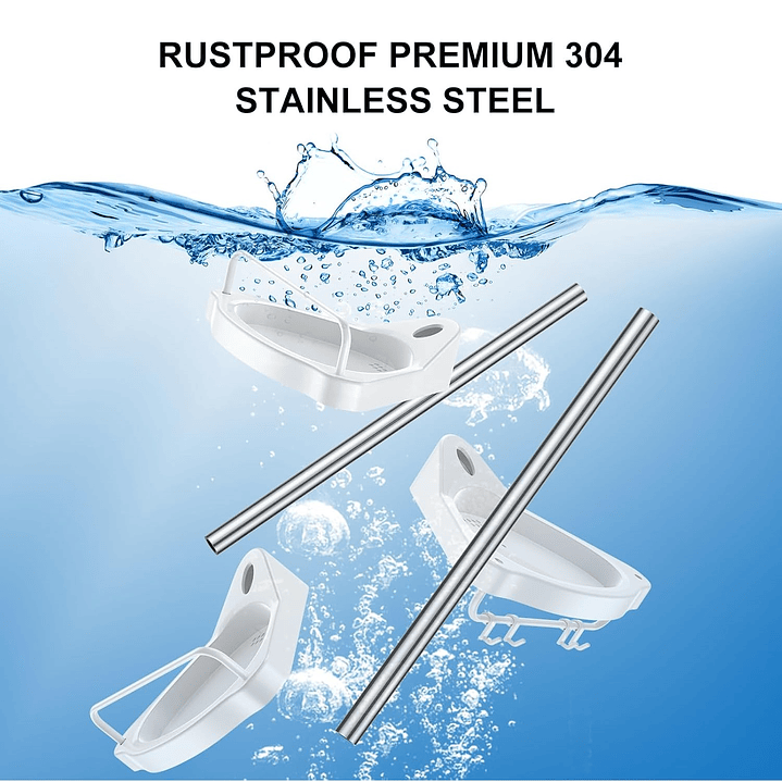 Organizador Esquinero Ducha Baño Multiuso 4 Niveles Ajustable 7