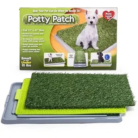 Baño Ecológico Para Mascotas Perros Potty 43x68 cm