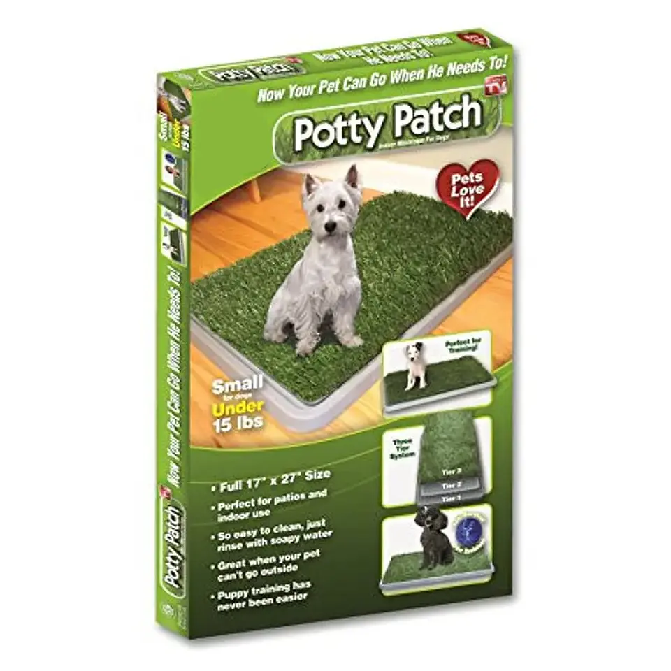 Baño Ecológico Para Mascotas Perros Potty 43x68 cm 3
