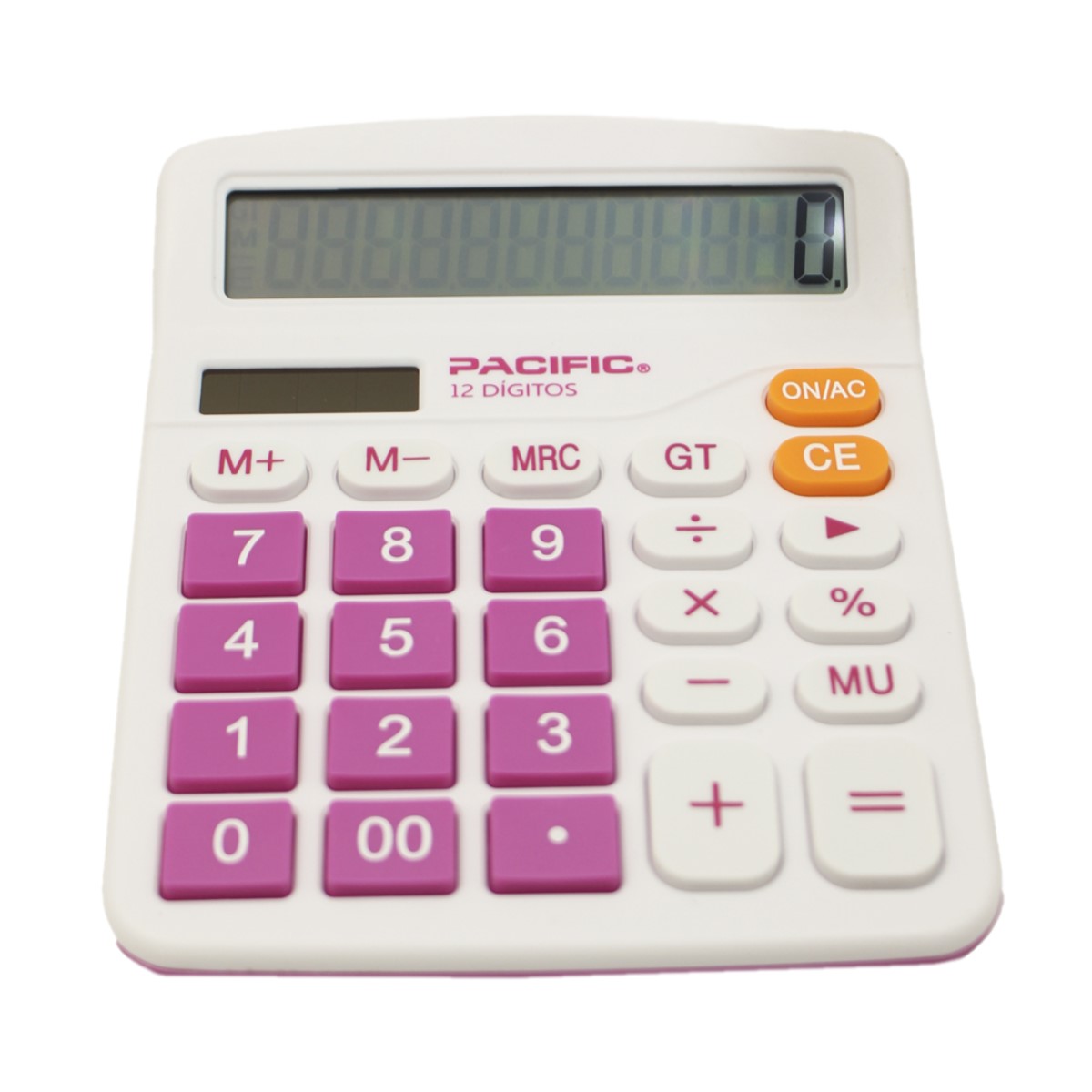 Calculadora Electrónica Pantalla Lcd De 12 Dígitos Rosa - PS