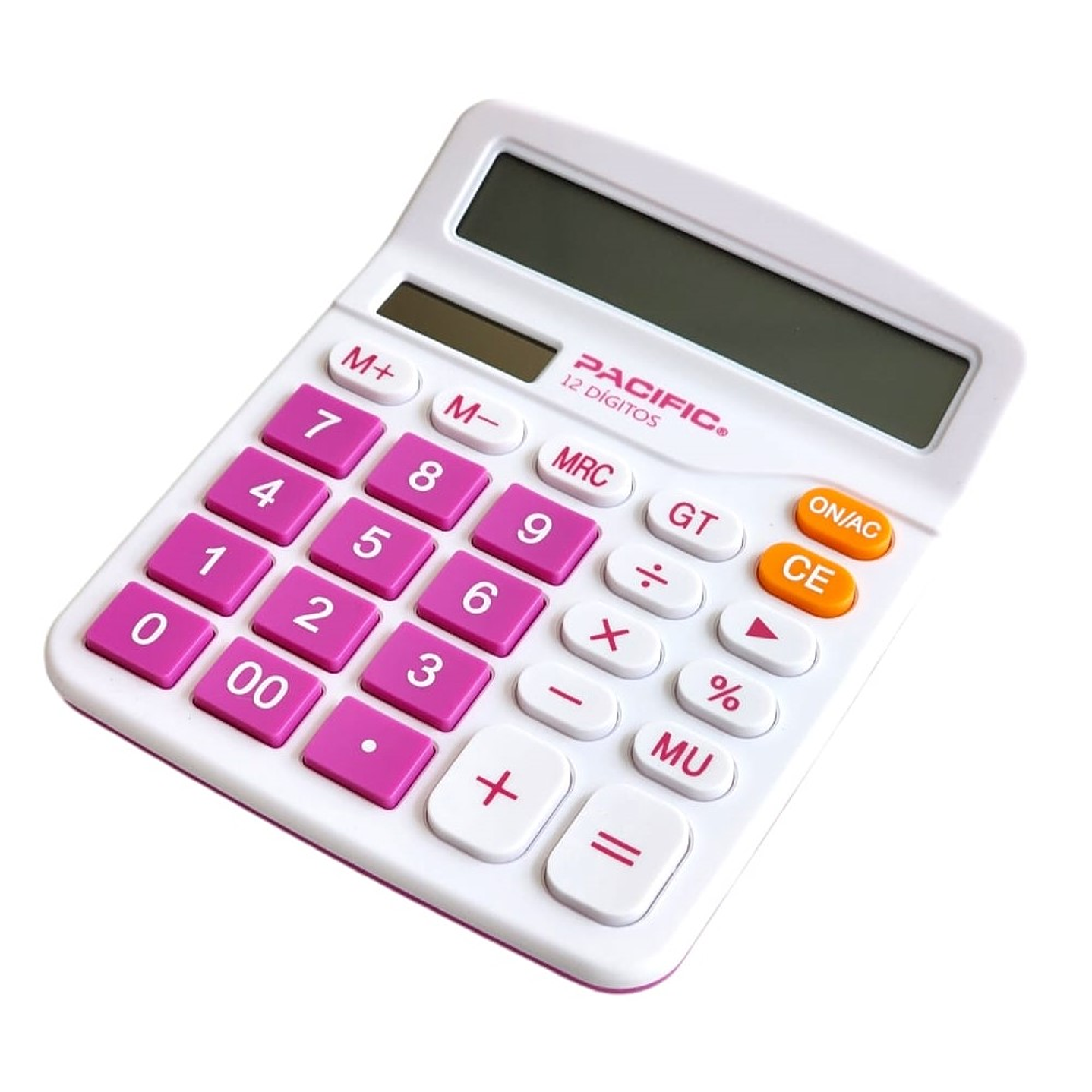 Calculadora Electrónica Pacific 12 dig PAC01122P Rosa 2