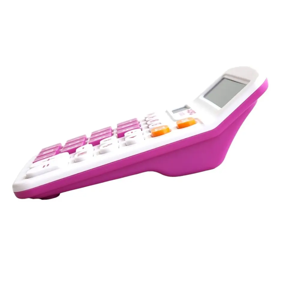 Calculadora Electrónica Pacific 12 dig PAC01122P Rosa 4