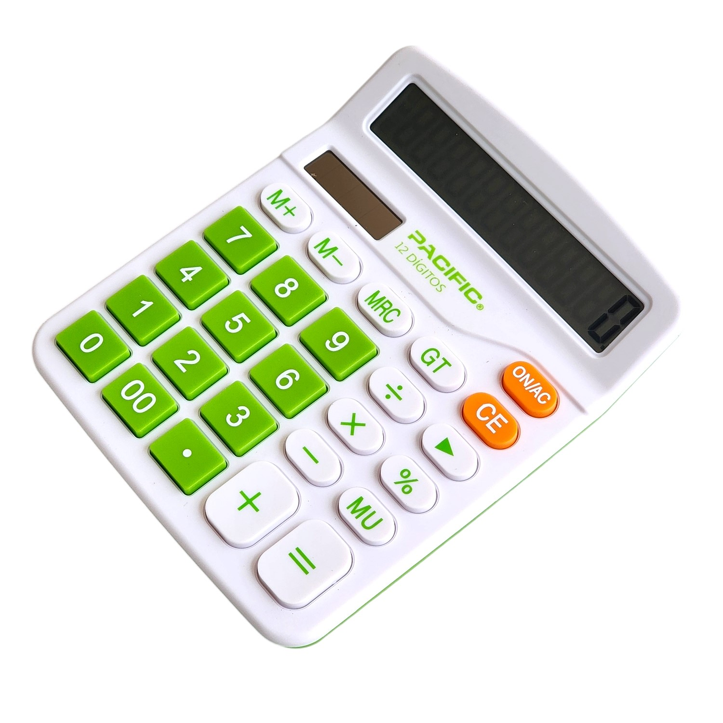 Calculadora Electrónica Pacific 12 dig PAC01122G Verde 1