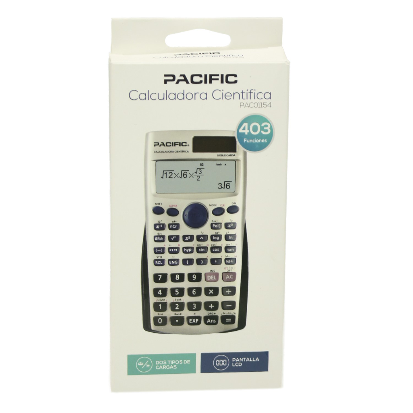 Calculadora Científica 403 Funciones Pacific PAC01154 2
