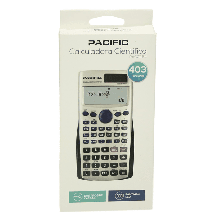 Calculadora Científica 403 Funciones Pacific PAC01154 2