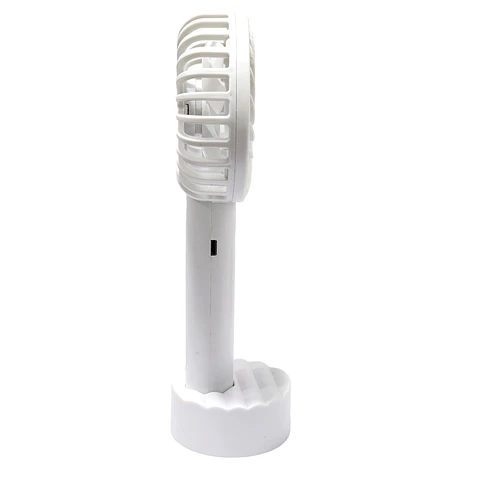 Ventilador Recargable Portátil Con Soporte Blanco TL671W