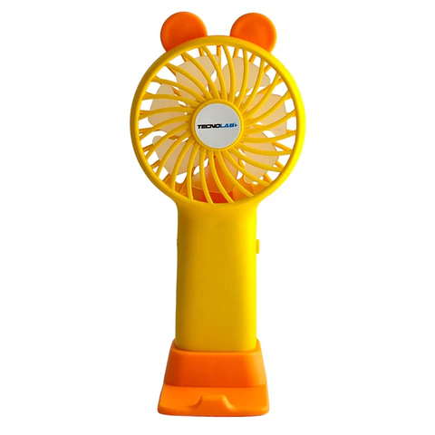 Mini Ventilador Portátil Recargable Amarillo TL672O