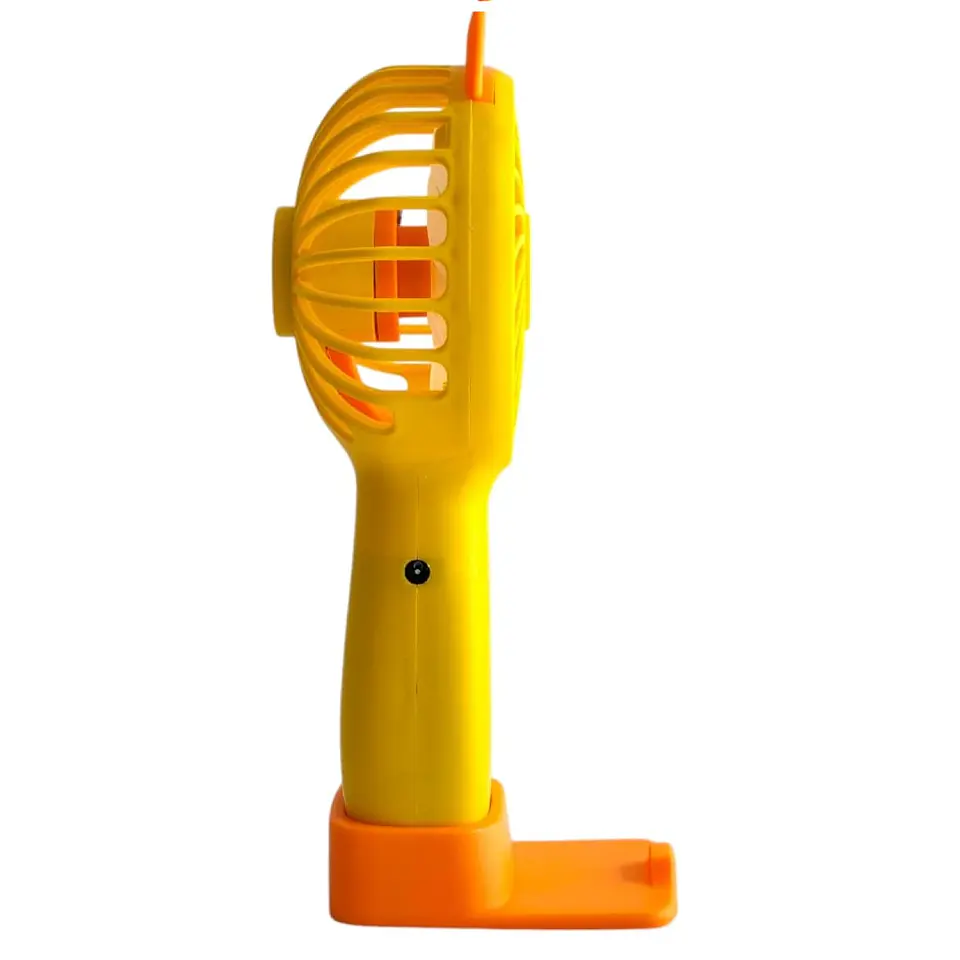 Mini Ventilador Portátil Recargable Amarillo TL672O 5